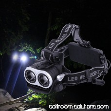Rechargeable 18650 Headlamp Headlight Torch + USB Charger Durable T6 LED 569937369